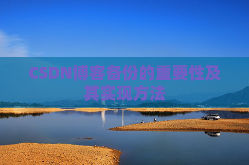 CSDN博客备份的重要性及其实现方法